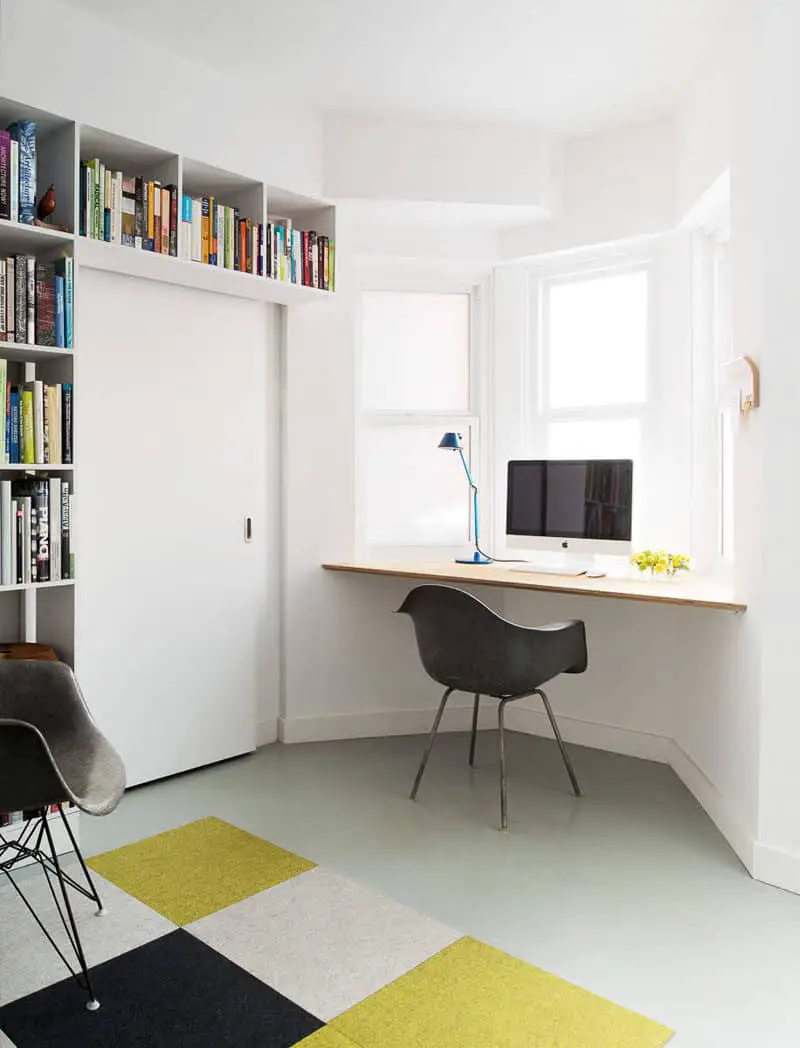 Corner Floating Wall Mounted Desk