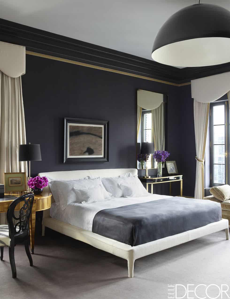 Purple And Black Decor