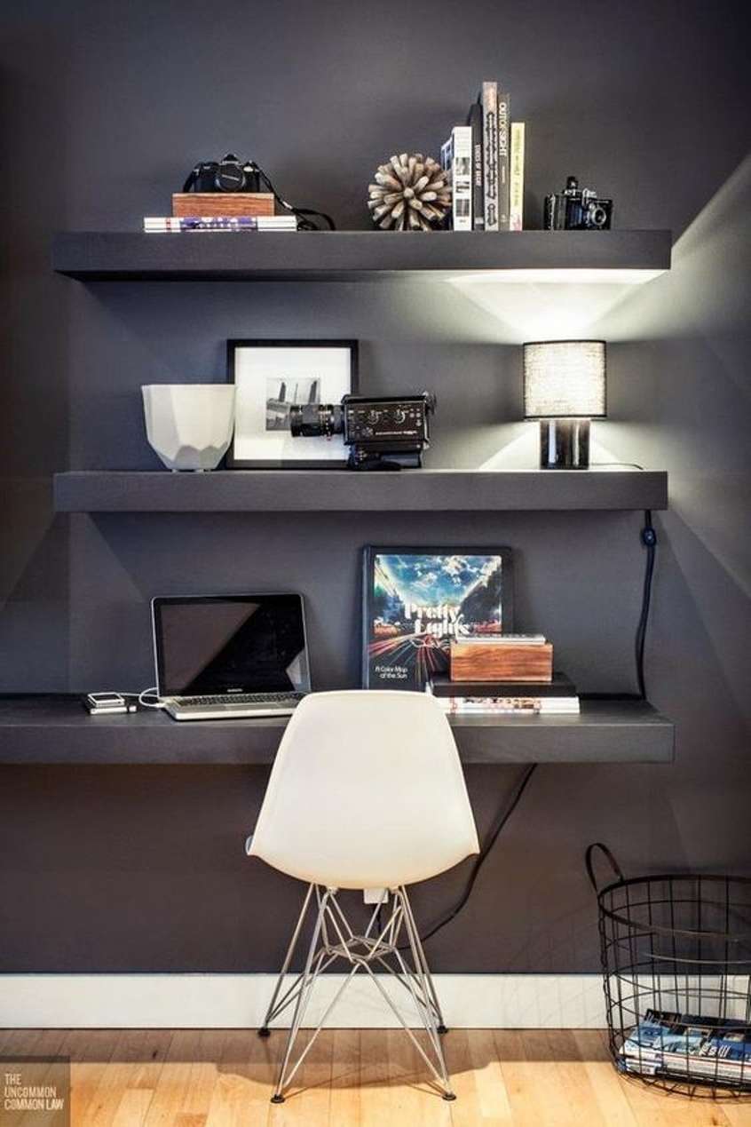 Floating Shelf Desk