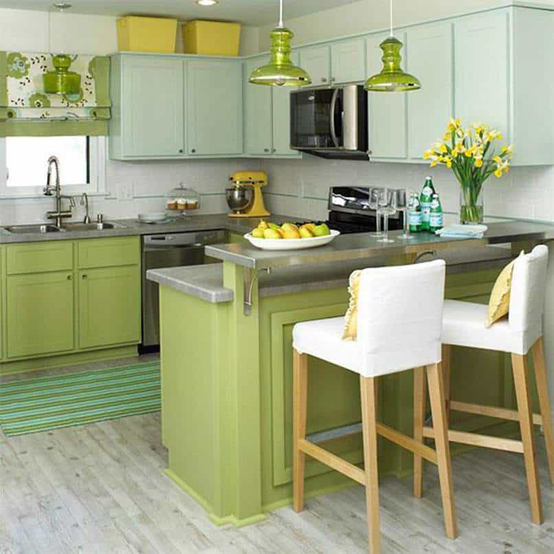 Yellow And Green Decor