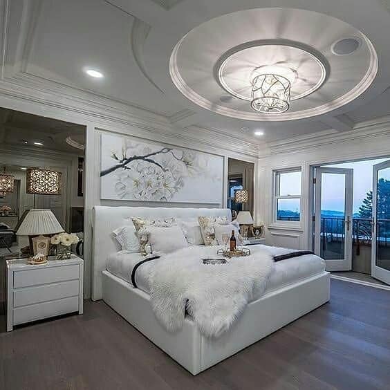 Simple White Bedroom Design